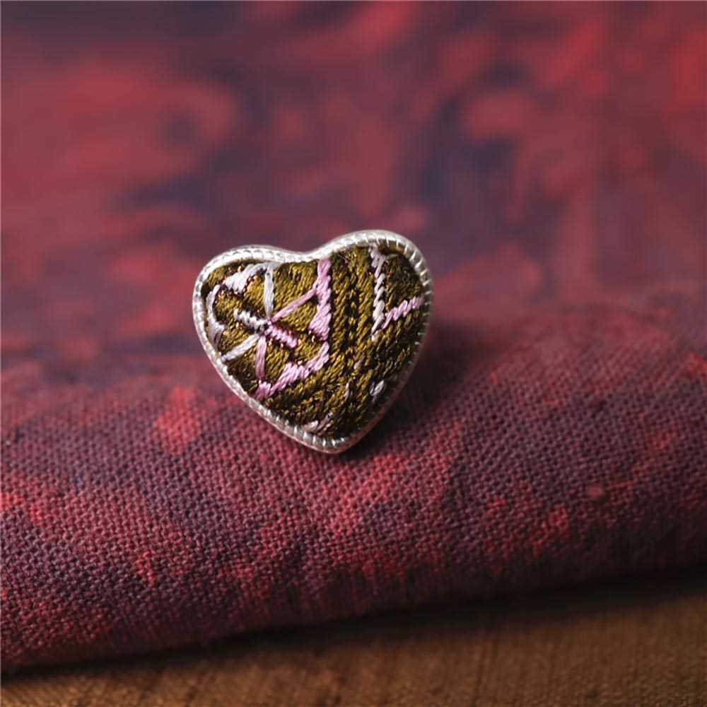 6-30 Miao Silver Ethnic Style Handmade Batik Ring #130