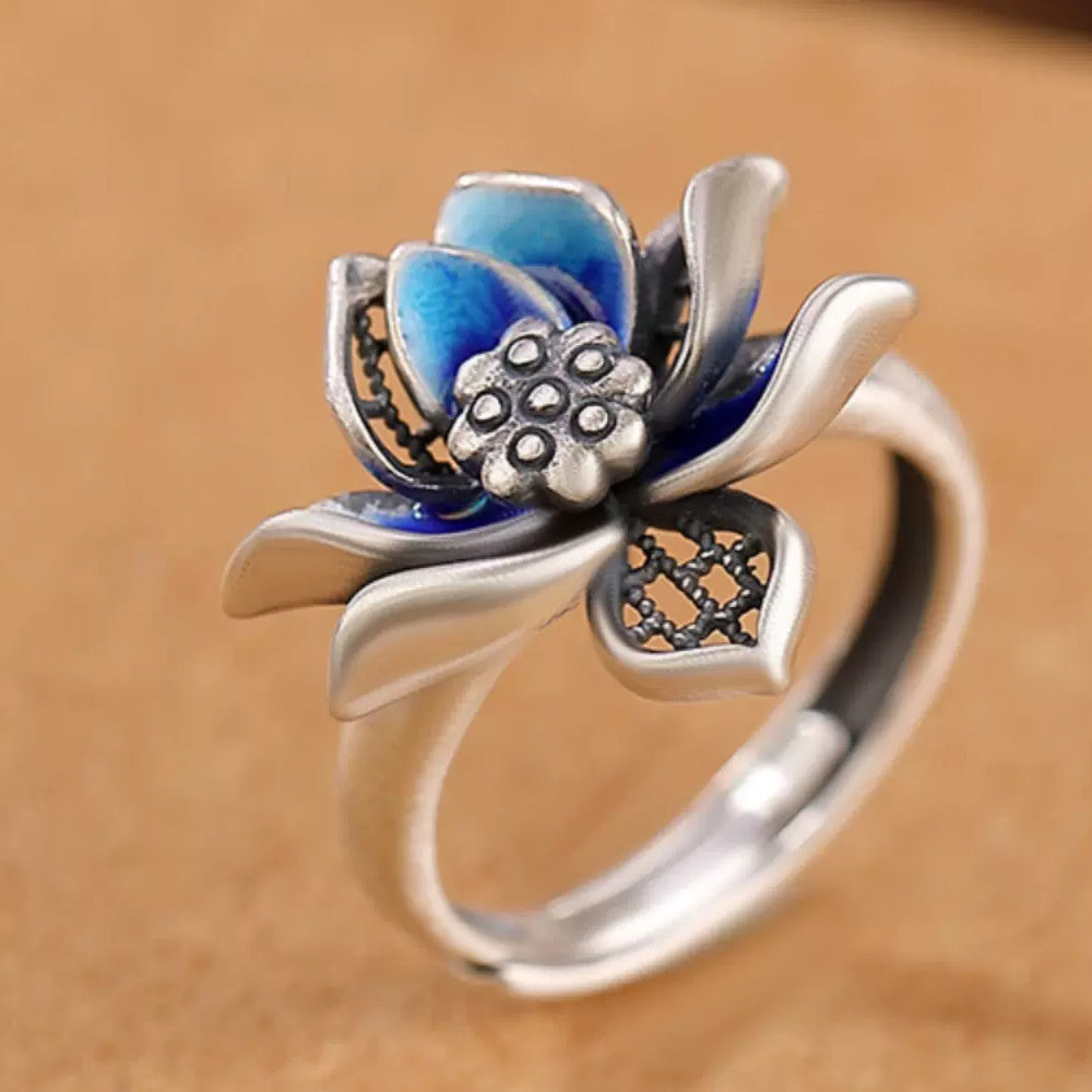 Lotus S925 Silver Ring #125